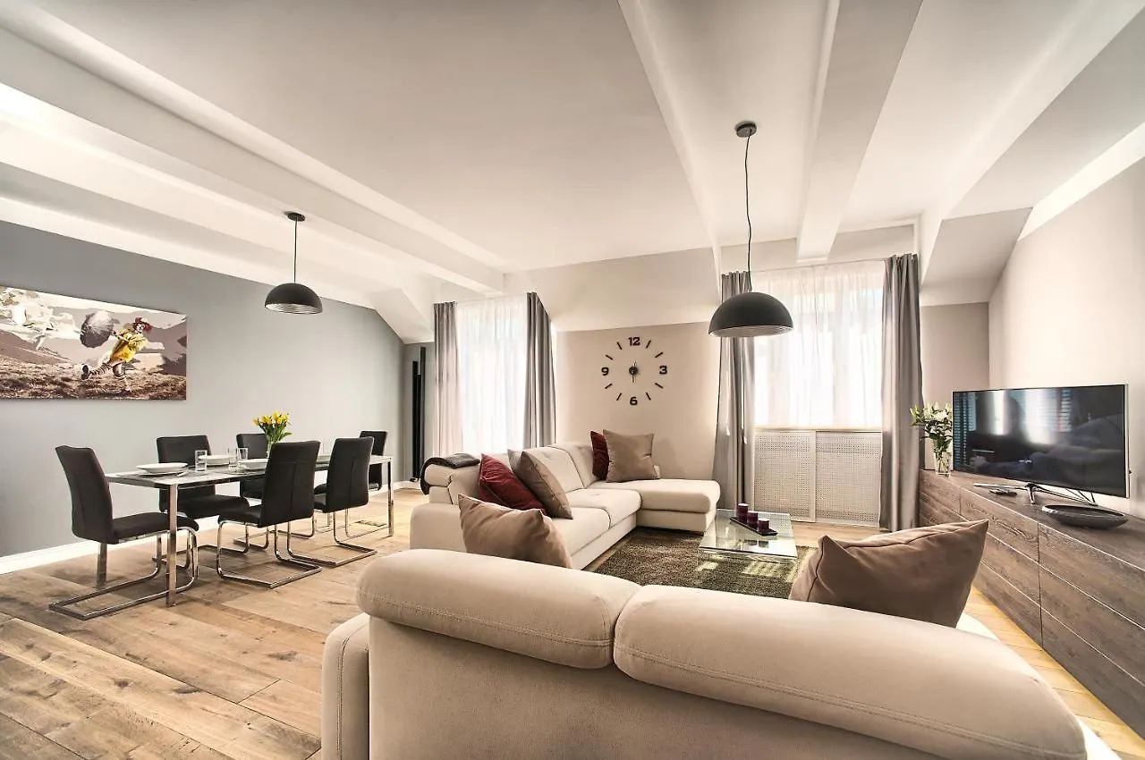 Exclusive 2 Bedroom Apartment Old Town - 2 Baths, Balcony And View - By Prague City Apartments Czech Republic